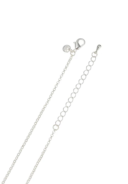 Leslii Lange Halskette Matt Look in Silber Valentinstagsangebot