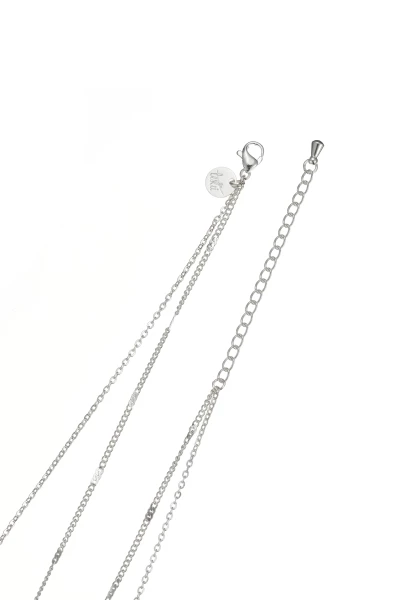 Leslii Halskette Layering Stainless Steel echte Perle Silber Exklusive Angebote
