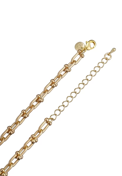 Leslii Kurze Halskette Glieder Collier Gold Bestseller