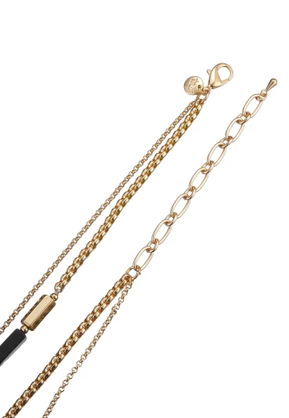 Leslii Kurze Halskette Layering Steine Gold Saisonale Angebote