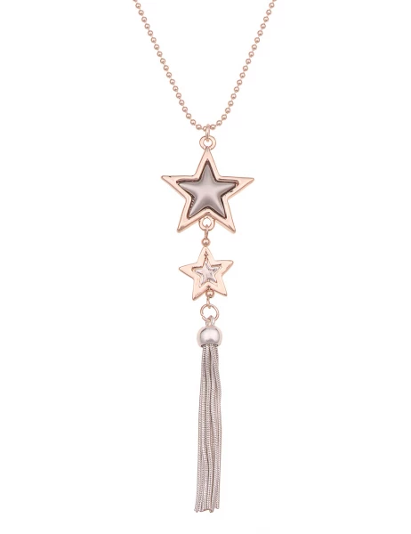 - 50% Sale Leslii lange Halskette Stern roségold Bis zu 55% Rabatt