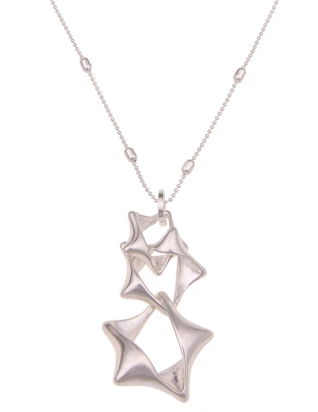 -50% SALE Leslii Lange Halskette Stern Trio in Silber VIP-Rabatte