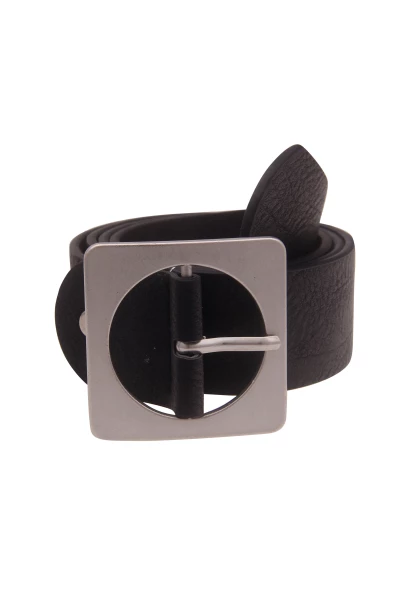 -50% SALE! Leslii Damen-Gürtel Square schwarzer Gürtel Breite 4cm in Schwarz Letzter Tag