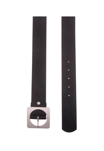 -50% SALE! Leslii Damen-Gürtel Square schwarzer Gürtel Breite 4cm in Schwarz Letzter Tag