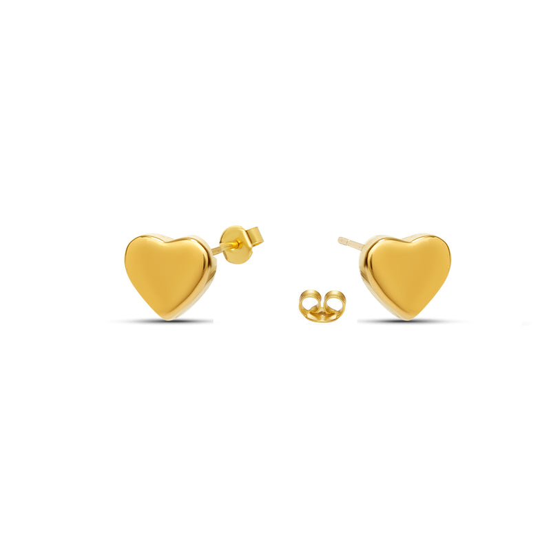 Mosuo Jewellery Herz Gold Ohrringe - Vermeil Black Friday