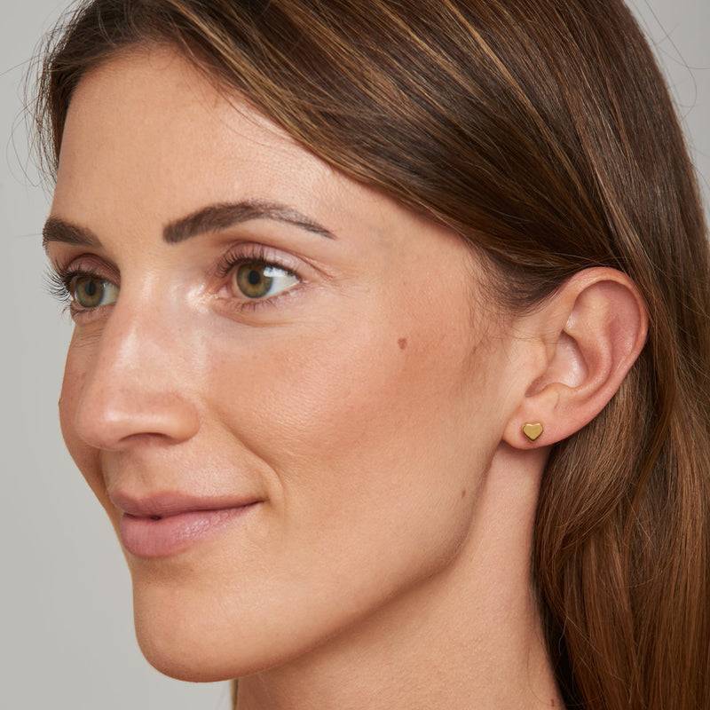 Mosuo Jewellery Herz Gold Ohrringe - Vermeil Black Friday