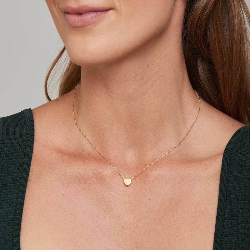 Mosuo Jewellery Herz Gold Halskette - Vermeil Weihnachtsangebot