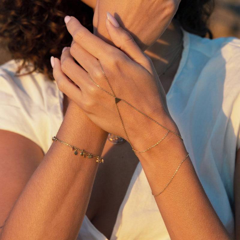 Mosuo Jewellery Dreieck Finger Armband Neueste Mode