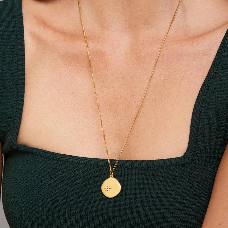 Mosuo Jewellery Geburtsstein Halskette April - Vermeil & Topas JETZT KAUFEN