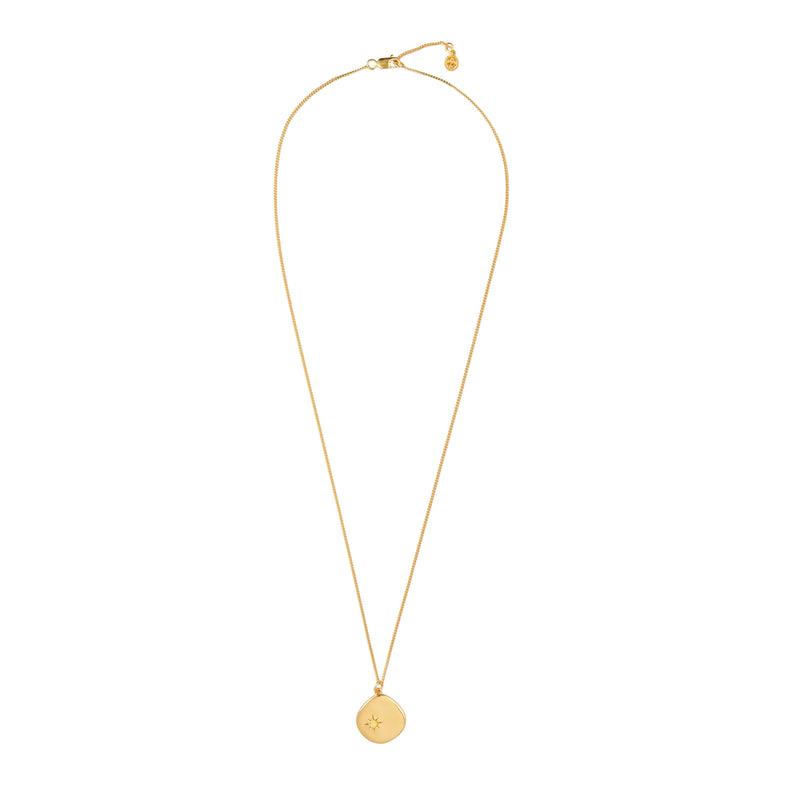 Mosuo Jewellery Geburtsstein Halskette November - Vermeil & Citrin Bis zu 65% Rabatt