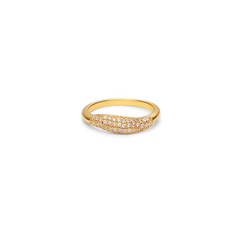Mosuo Jewellery Athena Topas Ring - Vermeil Vierteljährliche Förderung