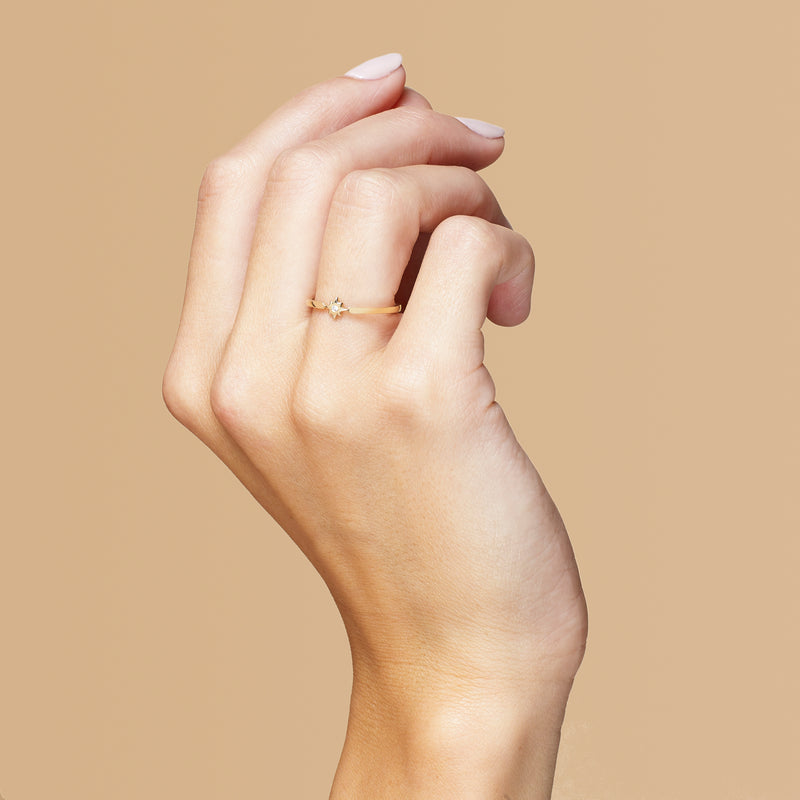 Mosuo Jewellery Diamant Nordstern Ring Bis zu 55% Rabatt