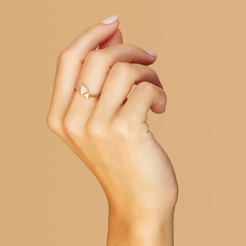 Mosuo Jewellery Pfeil Rosé Ring Fabrikladen