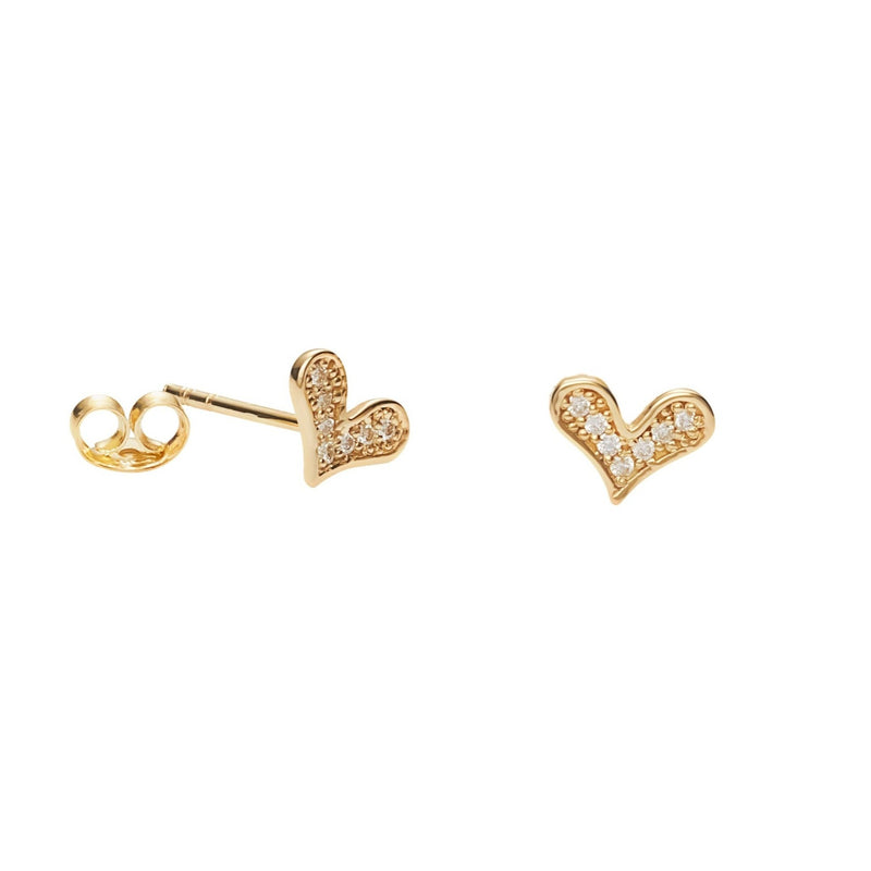 Mosuo Jewellery Diamant Herz Ohrringe Im Verkauf