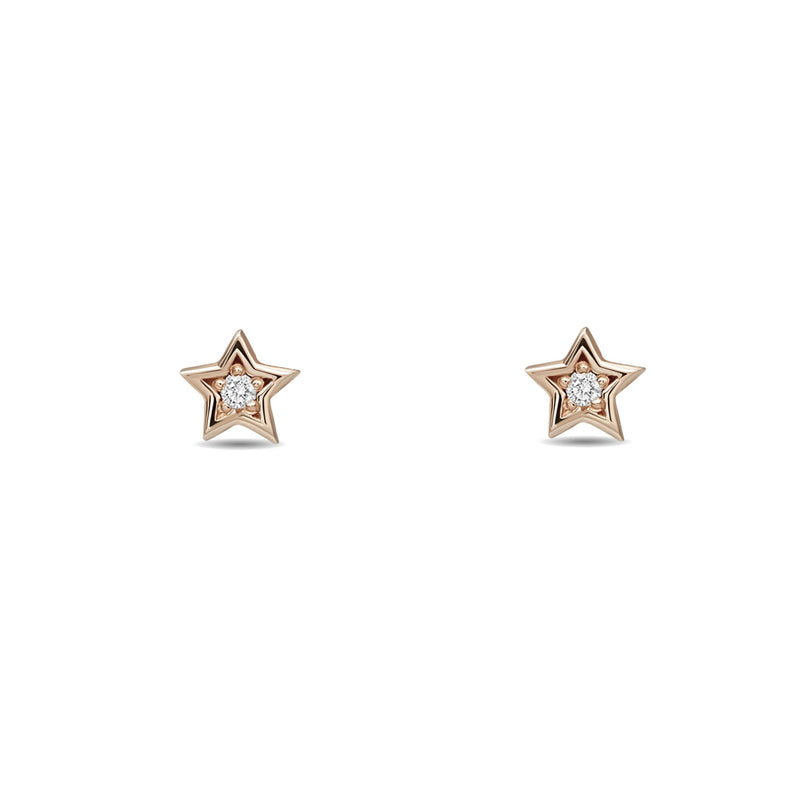 Mosuo Jewellery Diamant Stern Ohrstecker zollfrei