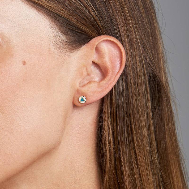 Mosuo Jewellery Emaille Dreieck Ohrringe Fabrikverkauf