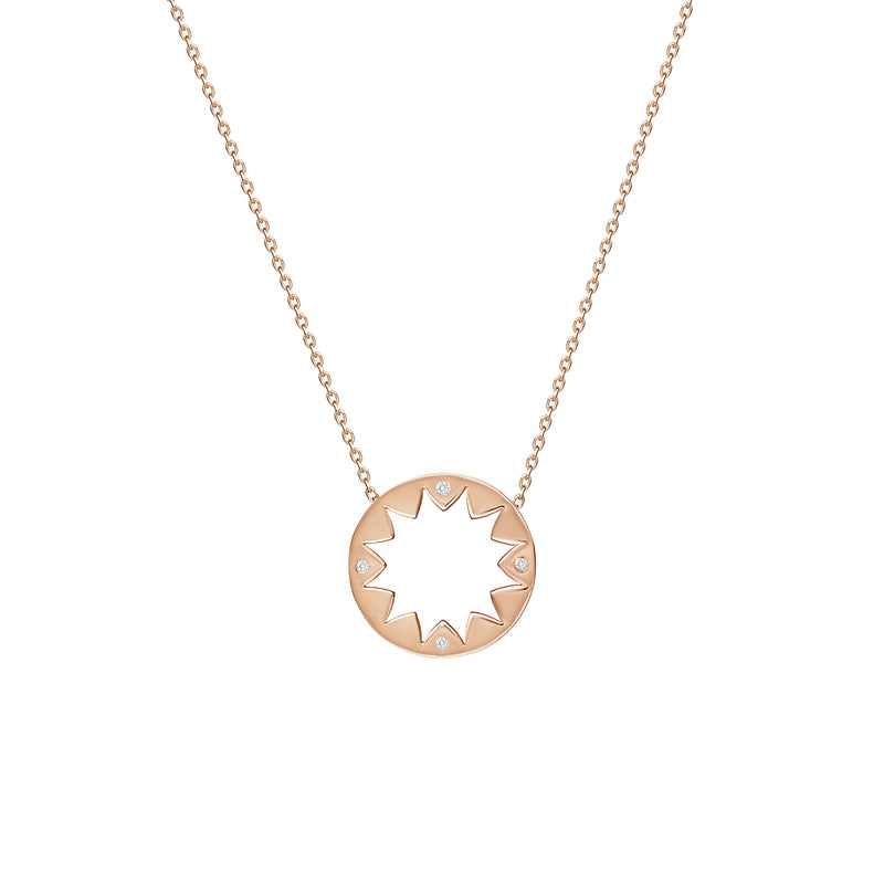 Mosuo Jewellery Sonnen Diamant Anhängerkette Günstig kaufen