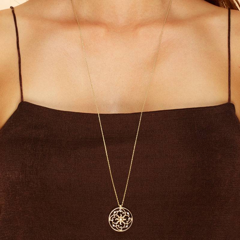 Mosuo Jewellery Himmels Anhängerkette mit Diamanten Black Friday