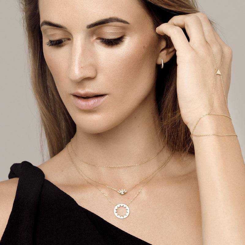 Mosuo Jewellery Evil Eye Diamant Halskette Top Angebot