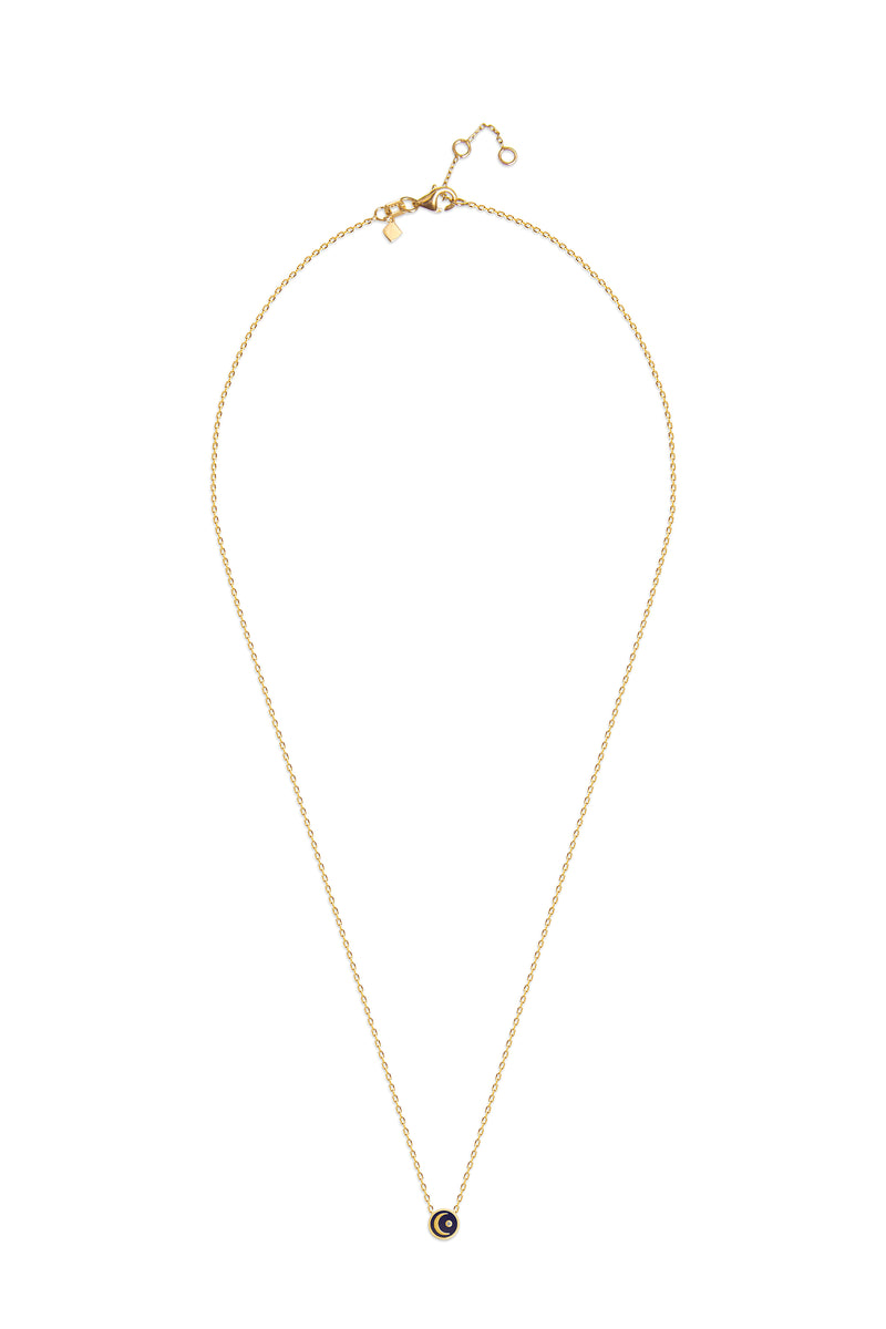 Mosuo Jewellery Emaille Diamant Mond Halskette Online Outlet