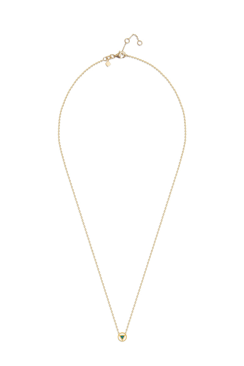 Mosuo Jewellery Emaille Dreieck Halskette Zeitlich begrenztes Angebot