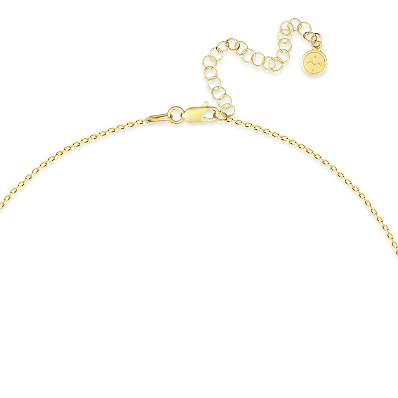 Mosuo Jewellery Diamant Buchstaben Halskette “A” - Vermeil Exklusive Angebote