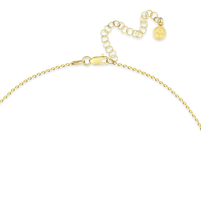 Mosuo Jewellery Diamant Buchstaben Halskette “D” - Vermeil Neuheiten