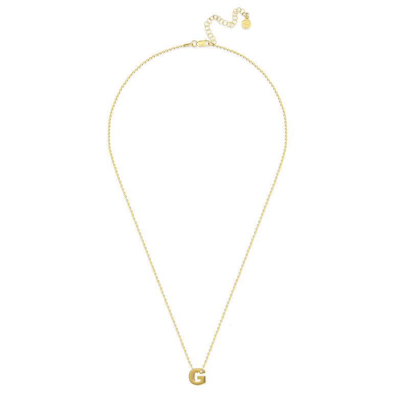 Mosuo Jewellery Diamant Buchstaben Halskette “G” - Vermeil Räumungsverkauf