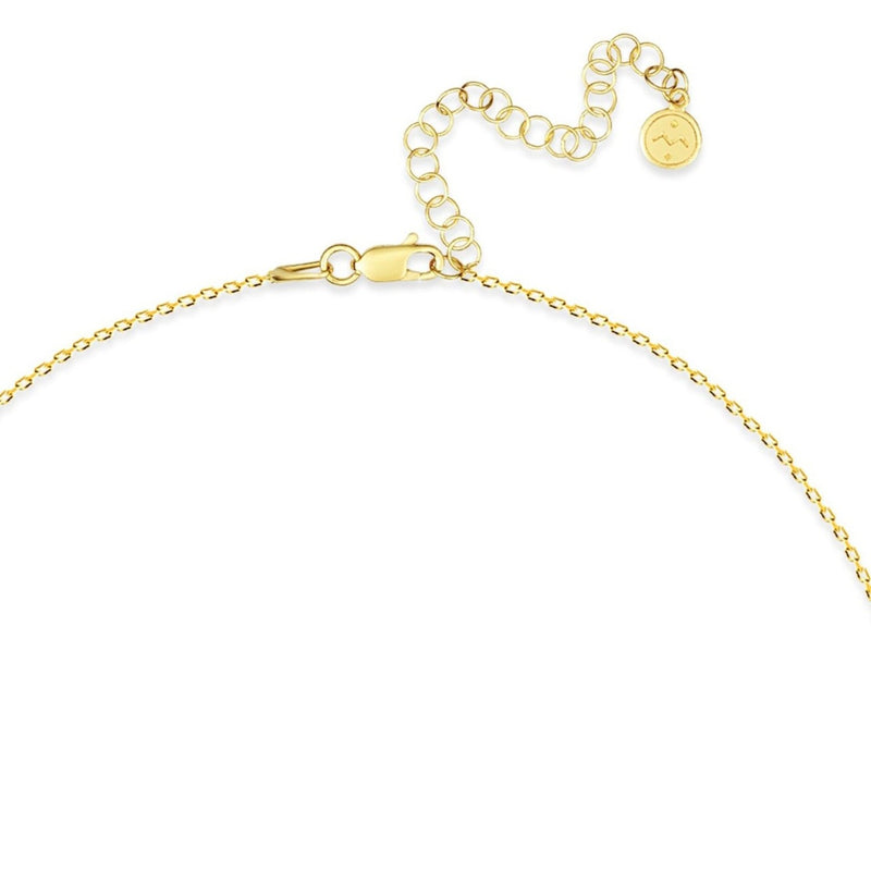 Mosuo Jewellery Diamant Buchstaben Halskette “I” - Vermeil Tägliche Deals