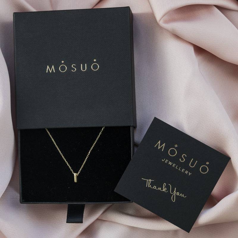Mosuo Jewellery Diamant Buchstaben Halskette “I” - Vermeil Tägliche Deals