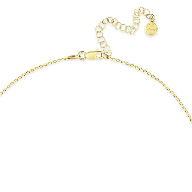 Mosuo Jewellery Diamant Buchstaben Halskette “M” - Vermeil Tiefpreis