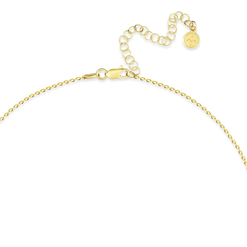 Mosuo Jewellery Diamant Buchstaben Halskette “Q” - Vermeil Begrenzte Freigabe
