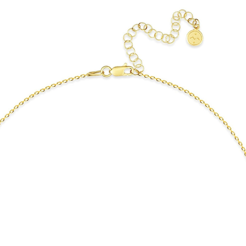 Mosuo Jewellery Diamant Buchstaben Halskette “R” - Vermeil Letzte 3 Tage