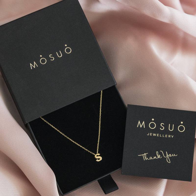 Mosuo Jewellery Diamant Buchstaben Halskette “S”- Vermeil JETZT KAUFEN