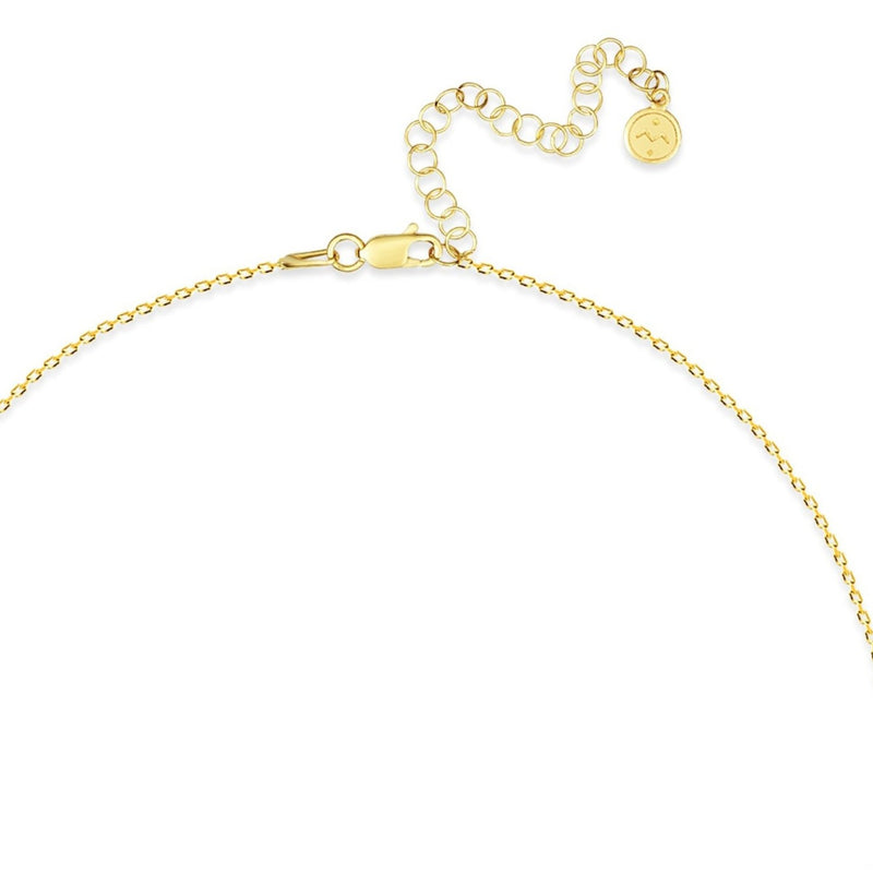 Mosuo Jewellery Diamant Buchstaben Halskette “T”- Vermeil Neueste Stile