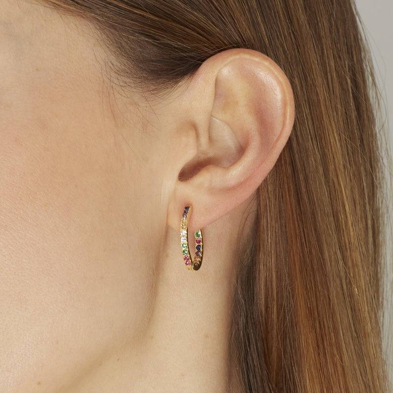 Mosuo Jewellery Regenbogen Creolen - Vermeil Zeitbegrenzte Promotion