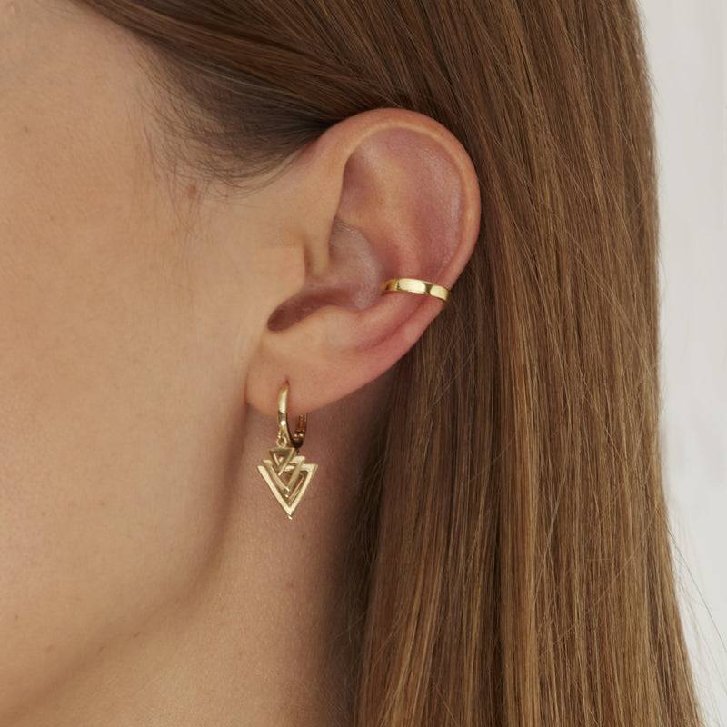 Mosuo Jewellery Ohrklemme Gold - Vermeil Vierteljährliche Förderung