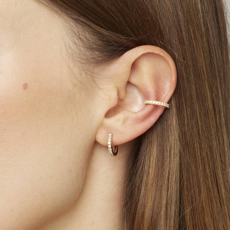 Mosuo Jewellery Ohrklemme Zirconia - Vermeil Bis zu 55% Rabatt