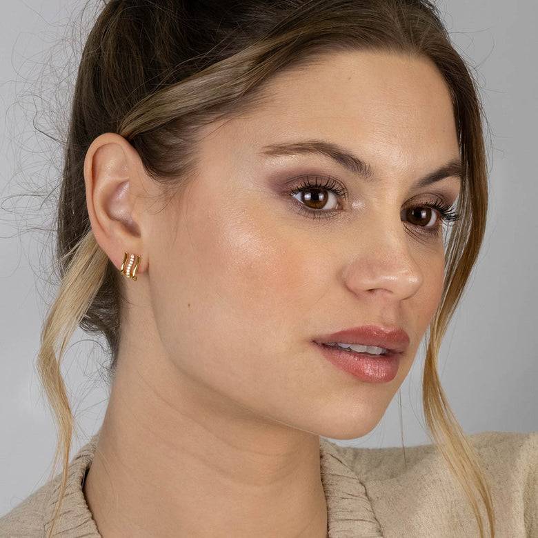 Nana Kay Natural Flow Ohrstecker Brienne Zirkonia Bis zu 50% Rabatt