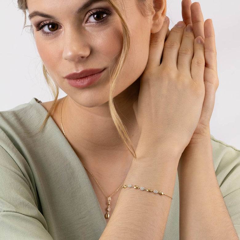 Nana Kay Echtgold Armband affidée 50% Rabatt mit kostenlosem Versand