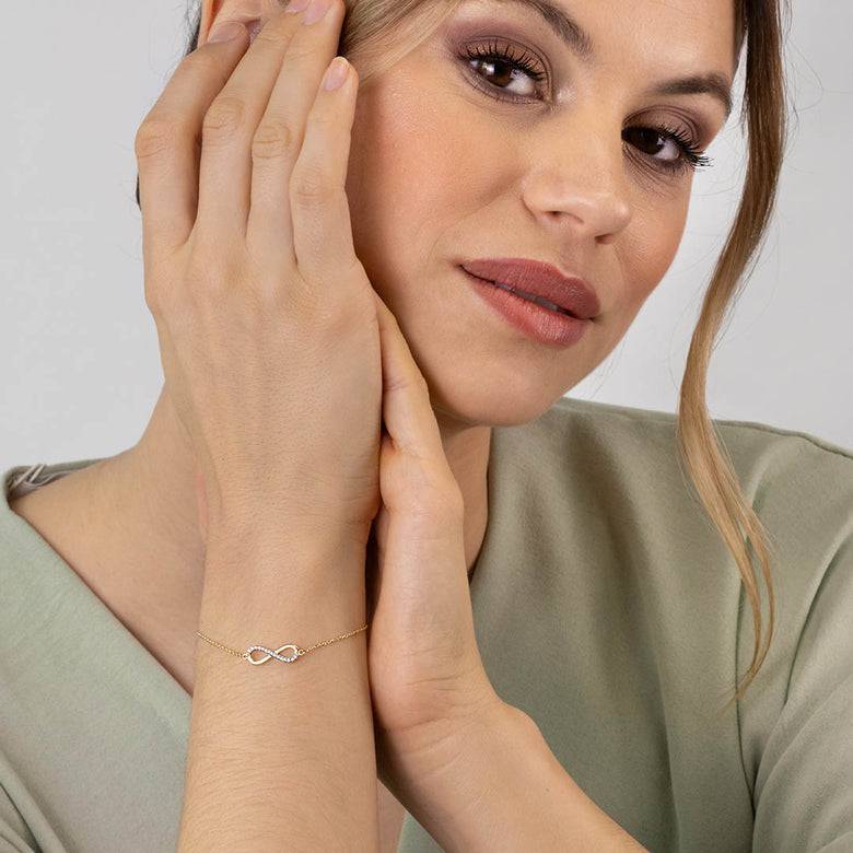 Nana Kay Echtgold Armband Infinity Fabrikladen