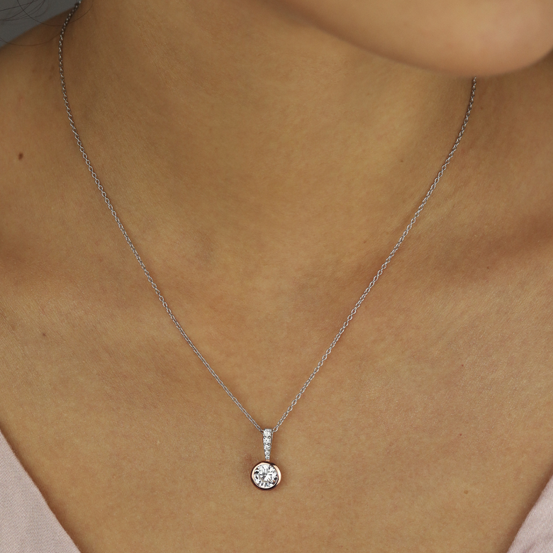 Nana Kay Classic Solitaire Halskette Charming Günstiger Verkauf