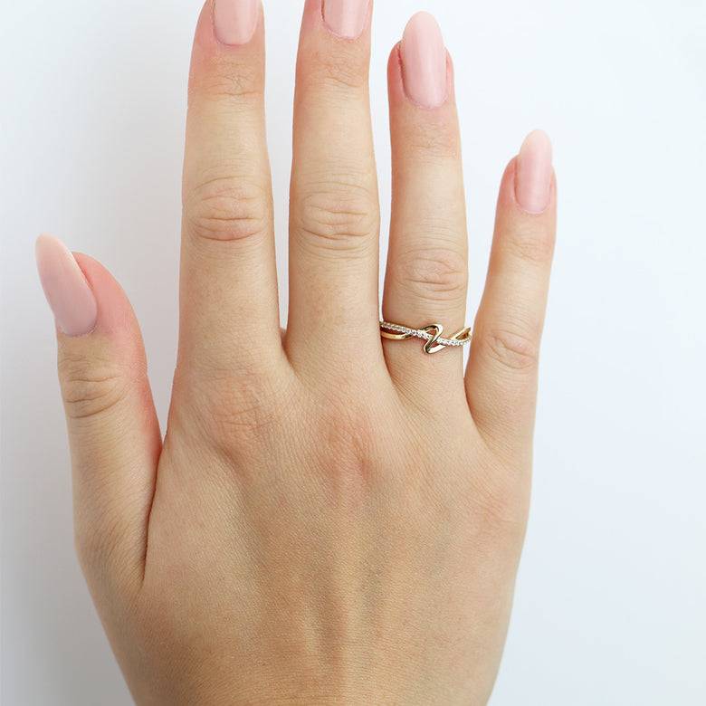 Nana Kay Echtgold Ring Enrouler Cyber Monday