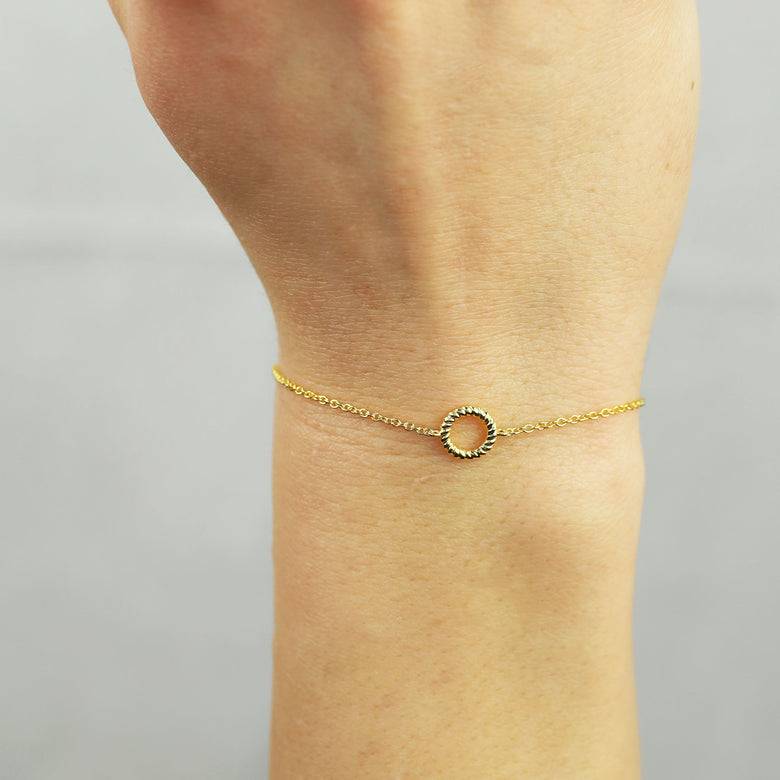 Nana Kay Pretty Twist Armband Cord Gold Tiefpreis
