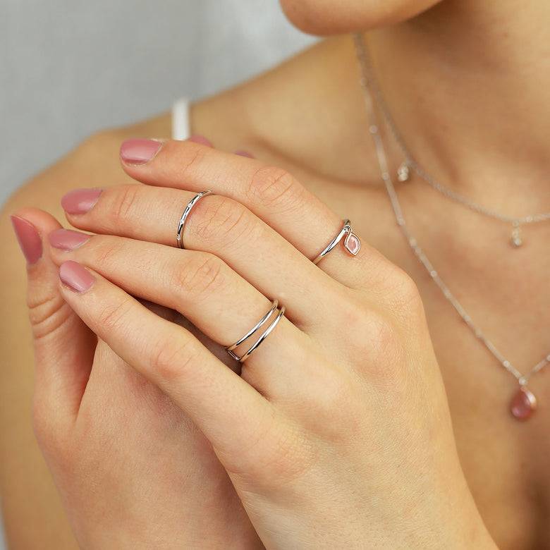 Nana Kay Colour Love Ring Crystal Vierteljährliche Förderung