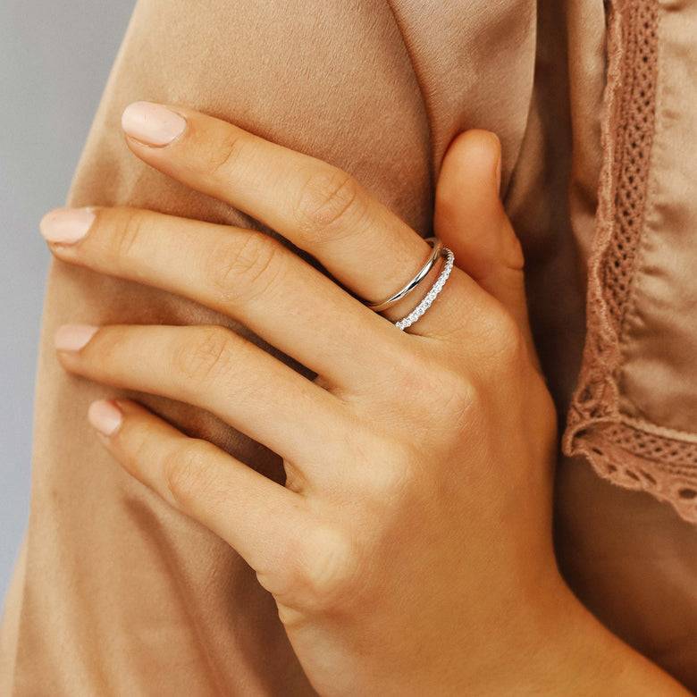 Nana Kay Swinging Silver Ring Syndetic Vatertagsangebot