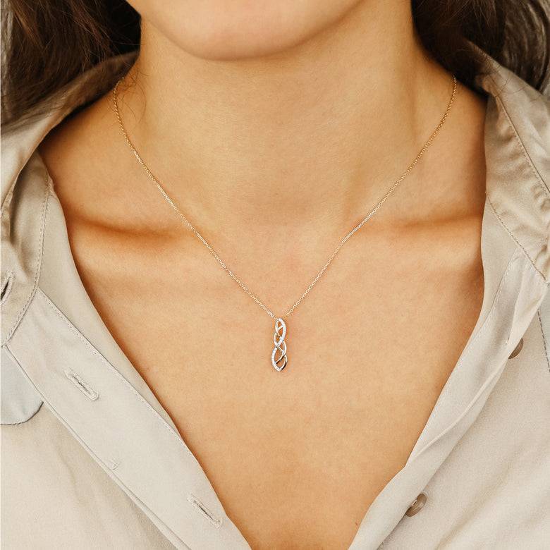 Nana Kay Echtgold Collier Enlacer Günstiger Verkauf