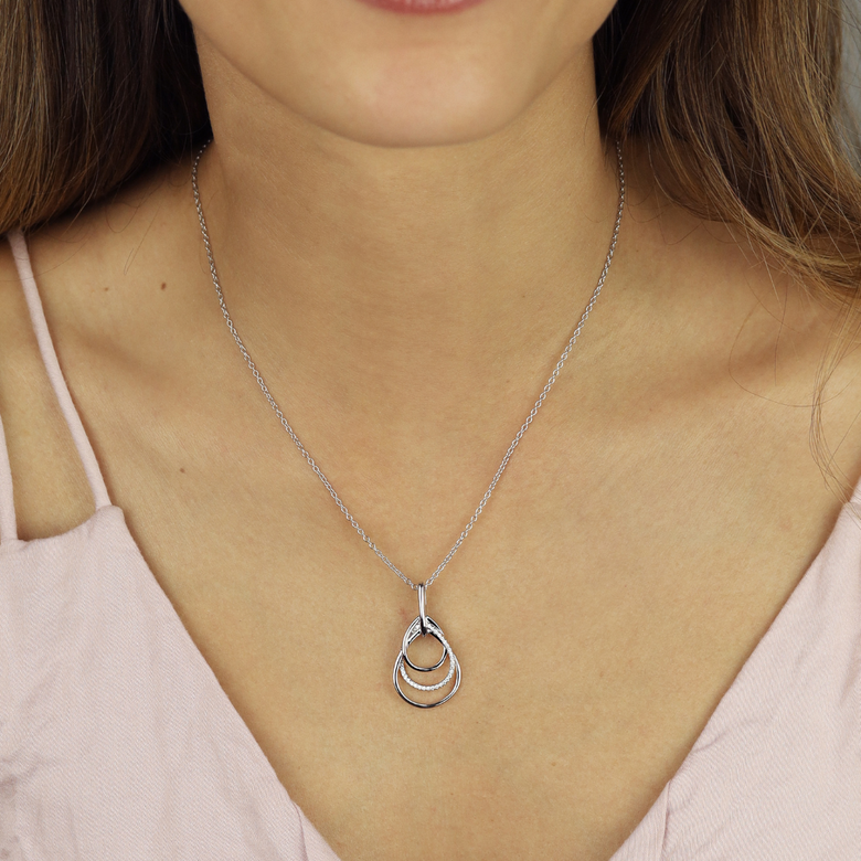 Nana Kay Swinging Silver Halskette Balance Top Angebot