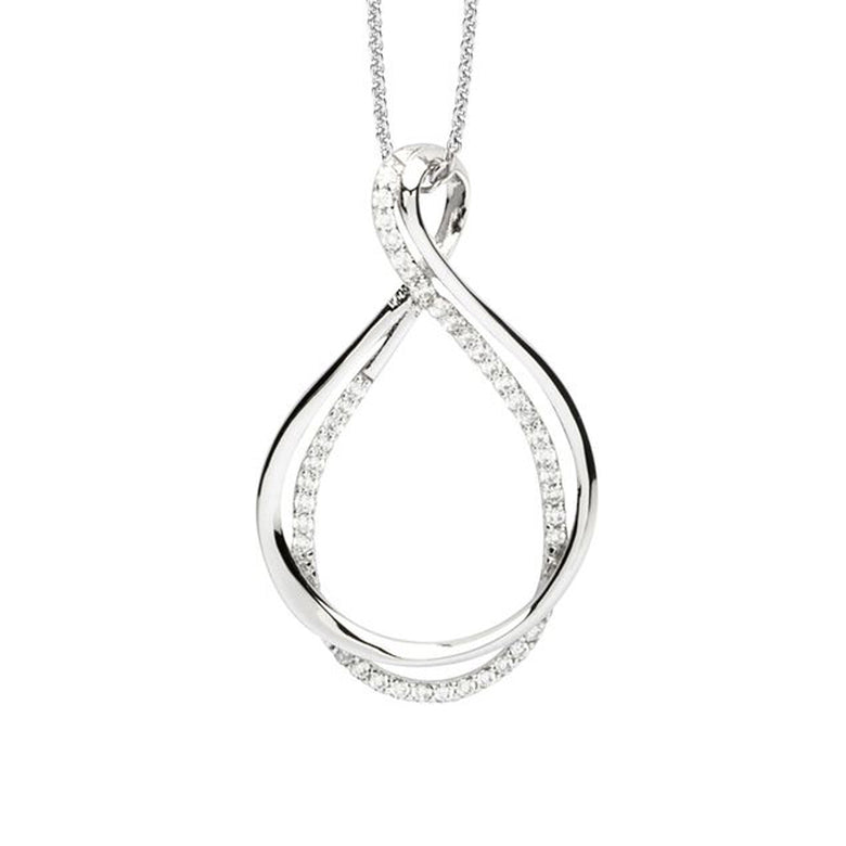 Nana Kay Swinging Silver Halskette Eternity Neueste Mode