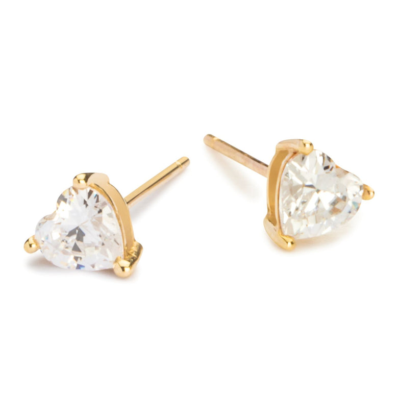Nana Kay Echtgold Ohrringe Icy Heart Kauf eins, bekomm eins gratis